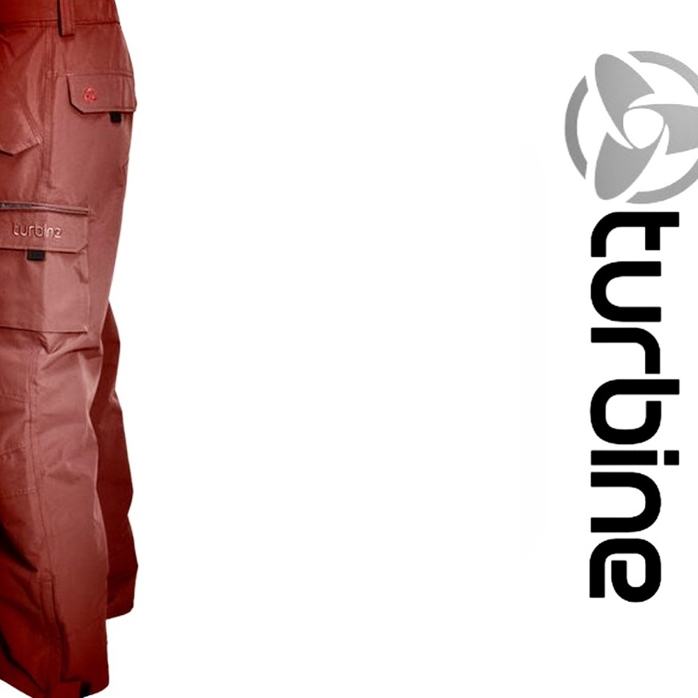 TURBINE | L | FDGB Men's Chocolate Snowboard Ski Snow Pants